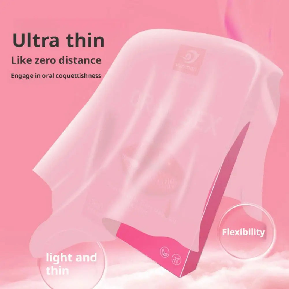 1/2 Packs Fruit Flavor Ultra-Thin Oral Sex Membrane Soft Vagina Anus Mouth Tongue Licking Penis Oral Sex Film Couples Sex Game Oasis Select
