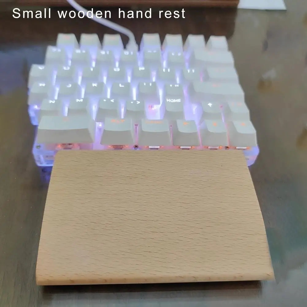 Walnut Wood Keyboard Wrist Rest | Ergonomic Typing Support