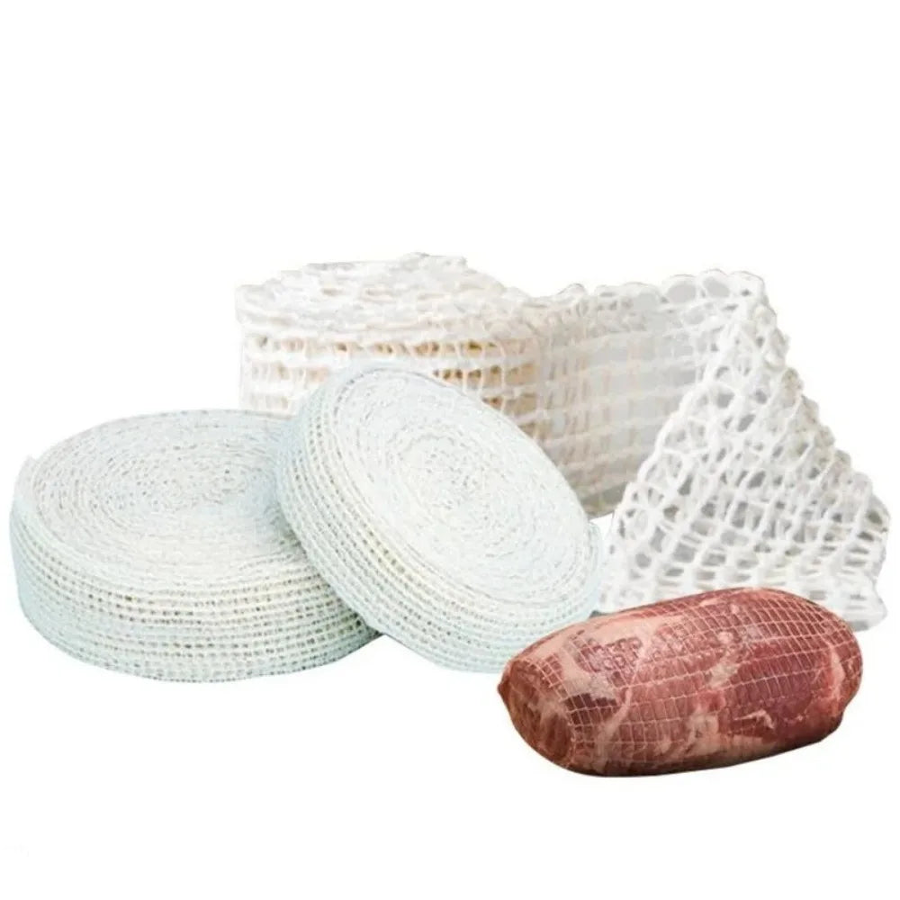 3-meter cotton meat net, ham sausage net, slaughter rope, sausage roll, meat cooking tool, hot dog sausage, sausage casing packa Oasis Select