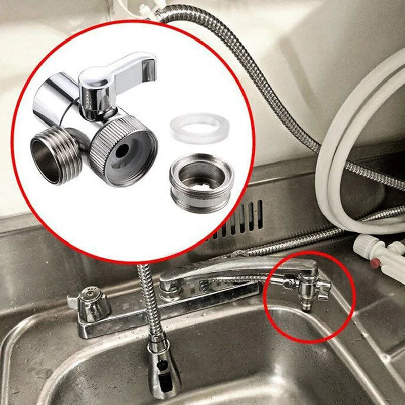 Kitchen Switch Faucet Adapter Sink Water Tap Splitter Diverter Valve Shower Toilet Bidet Tap Connector Bathroom Accessories Oasis Select