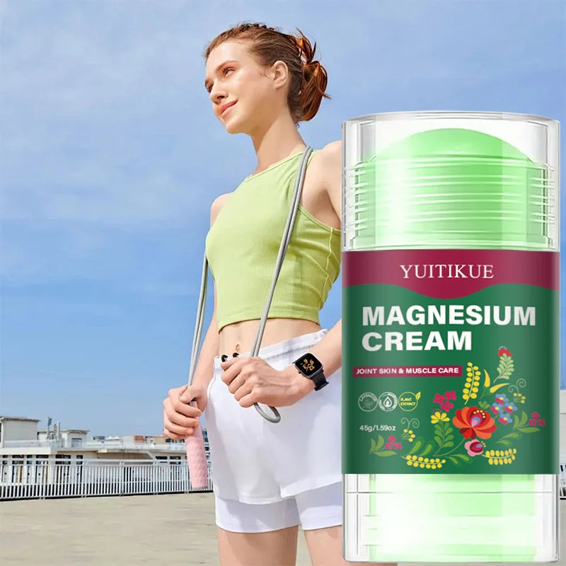 YUITIKUE Magnesium Cream – Muscle Relief, Lavender & Rosemary