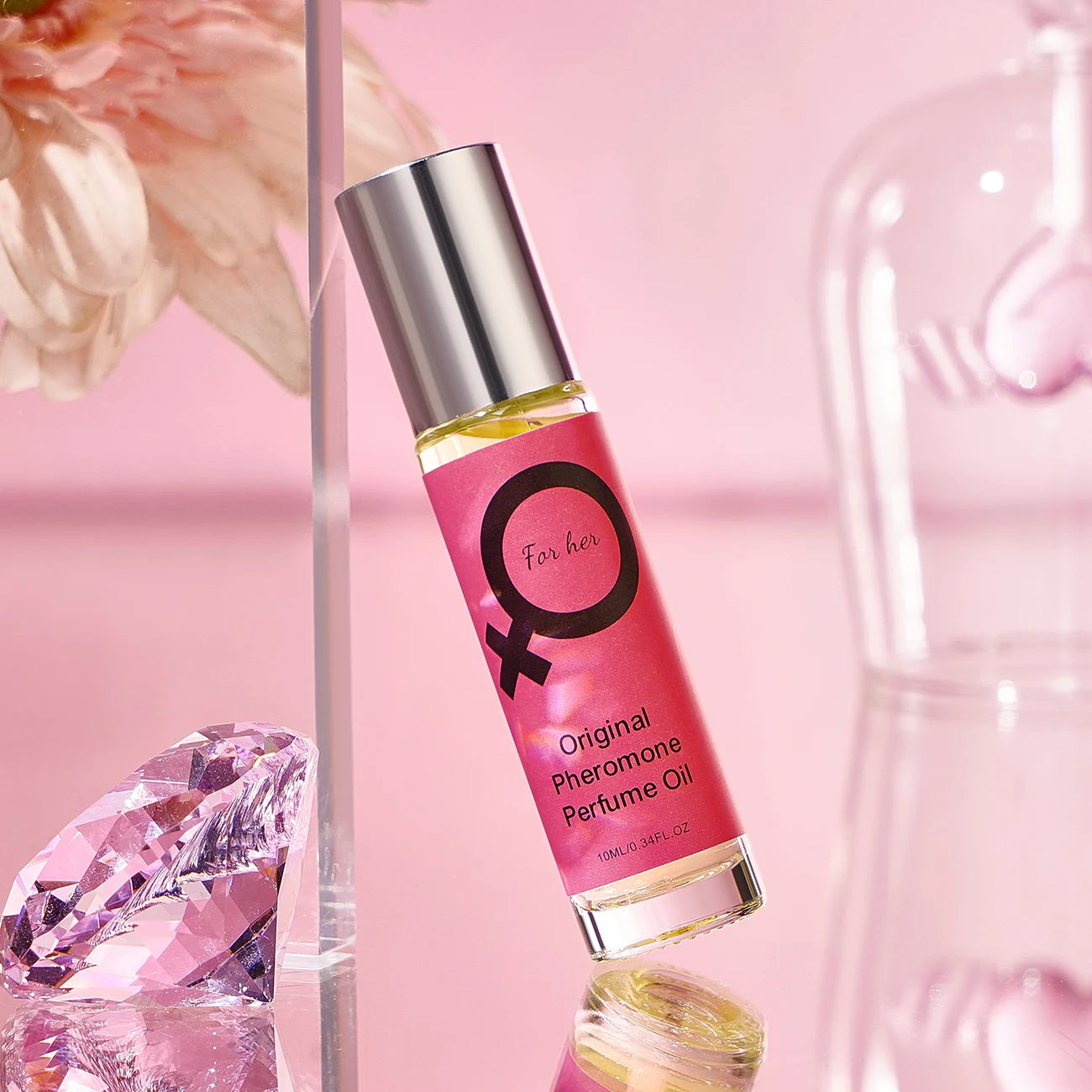 HEYXI Rose Pheromone Roll-On Perfume Oil – Long-Lasting Floral Roll-On Perfume Oil Oasis Select