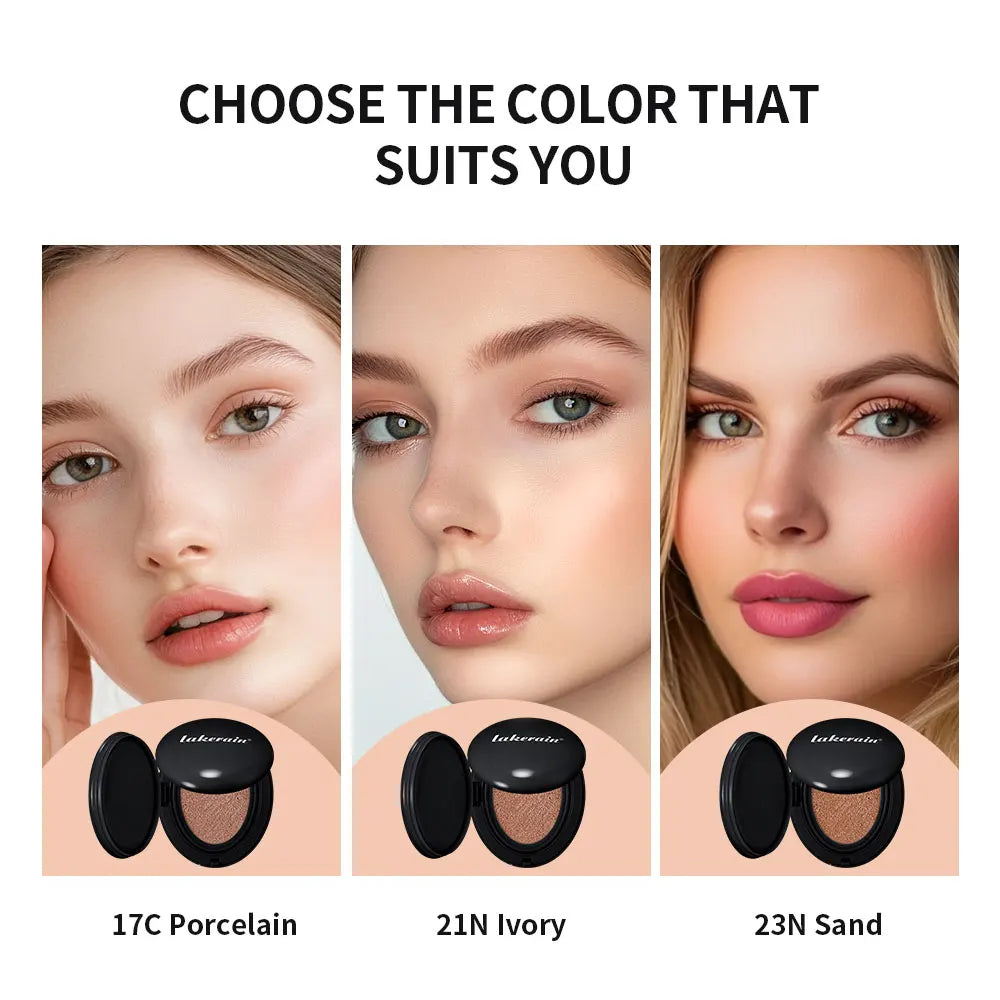Base Korean Makeuo Cushion Foundation Long Lasting High Coverage Foundations CC Cream Sunscreen BB Cushion Make Up Beauty Oasis Select