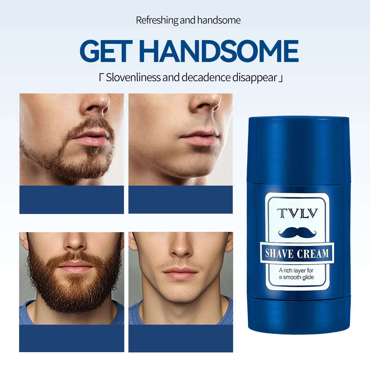 Men's Refreshing Moisturizing Shaving Cream – Deep Cleanse Men's Shaving Cream Oasis Select
