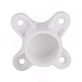 American SCH40 Resistant PVC Flange Fittings Strong Pipe Connectors set for Securing Shelves & Stabilizing Table Legs Easily Oasis Select 11-4