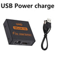 1 In 2 Out 4K HDMI-Compatible Splitter Converter Full HD 1080p Vide Switch Switcher 1X2 Dual Display For HDTV DVD PS3 Xbox Oasis Select USB