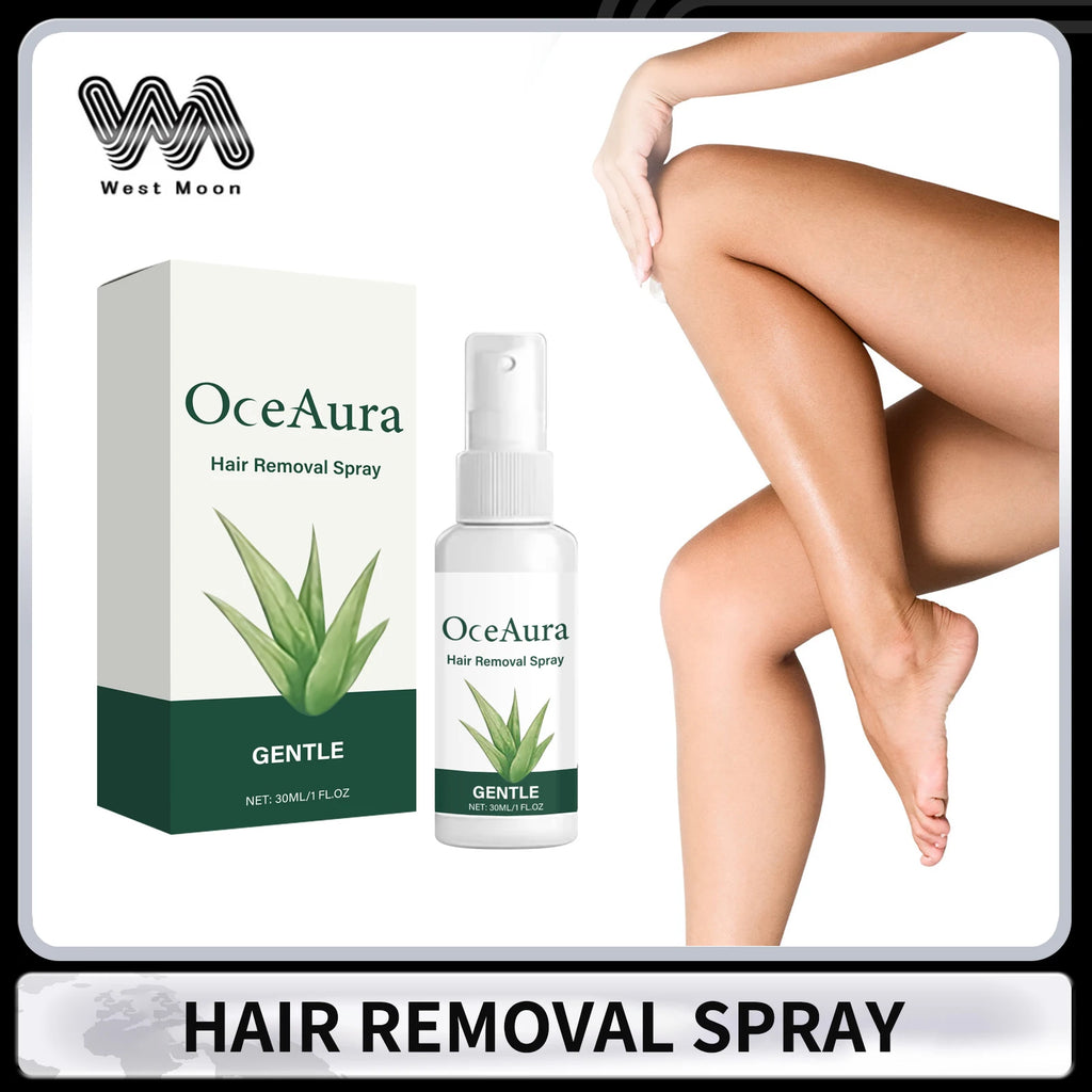 OceAura Hair Removal Spray for Women – Gentle Mist, 30ml