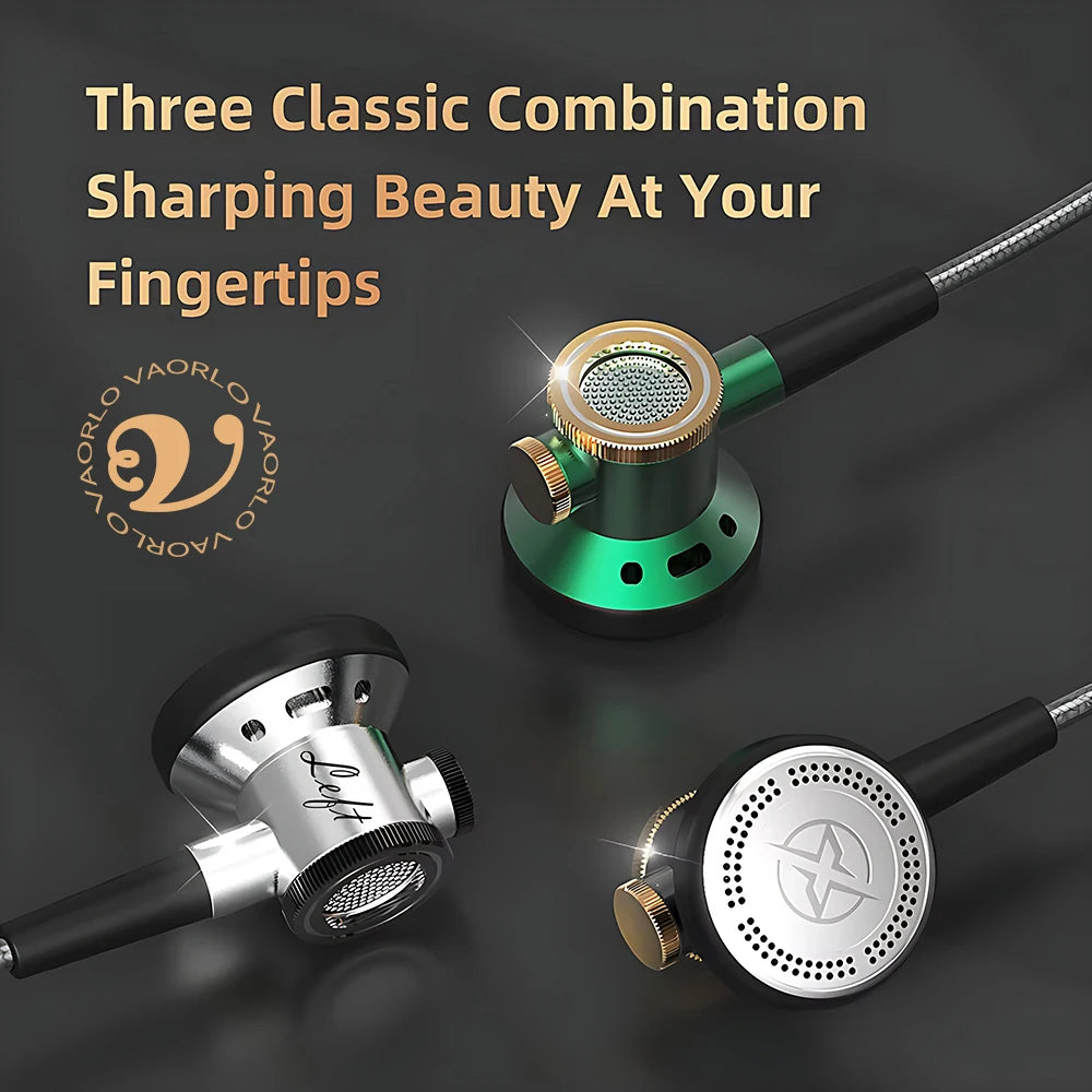 D08 Metal HIFI Heavy Bass Headset 3.5MM/Type-C Digital Chip With Mic In-Ear Wired Headphones Music Sports For Samsung Android Oasis Select