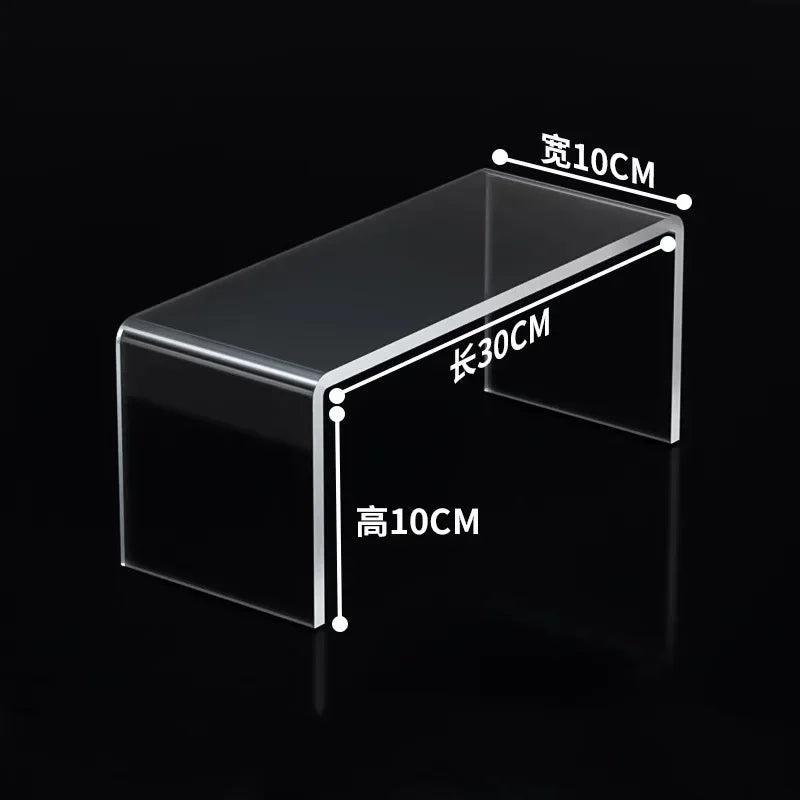 Acrylic U-Shape Desktop Storage Rack | Cosmetics & Shelf Organizer
