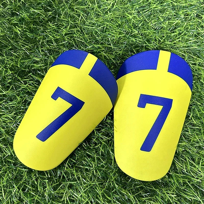 1Pair Mini Football Shin Pad Leg Protector Wear-resistant Shock Absorbing Leg Protector Soccer Training Shank Board Oasis Select