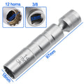 1pc 14/16mm Spark Plug Socket Wrench Adapter Set Universal Joint with Magnetic Flexible Socket Thin Drive Car Repair Tool Oasis Select 14mm