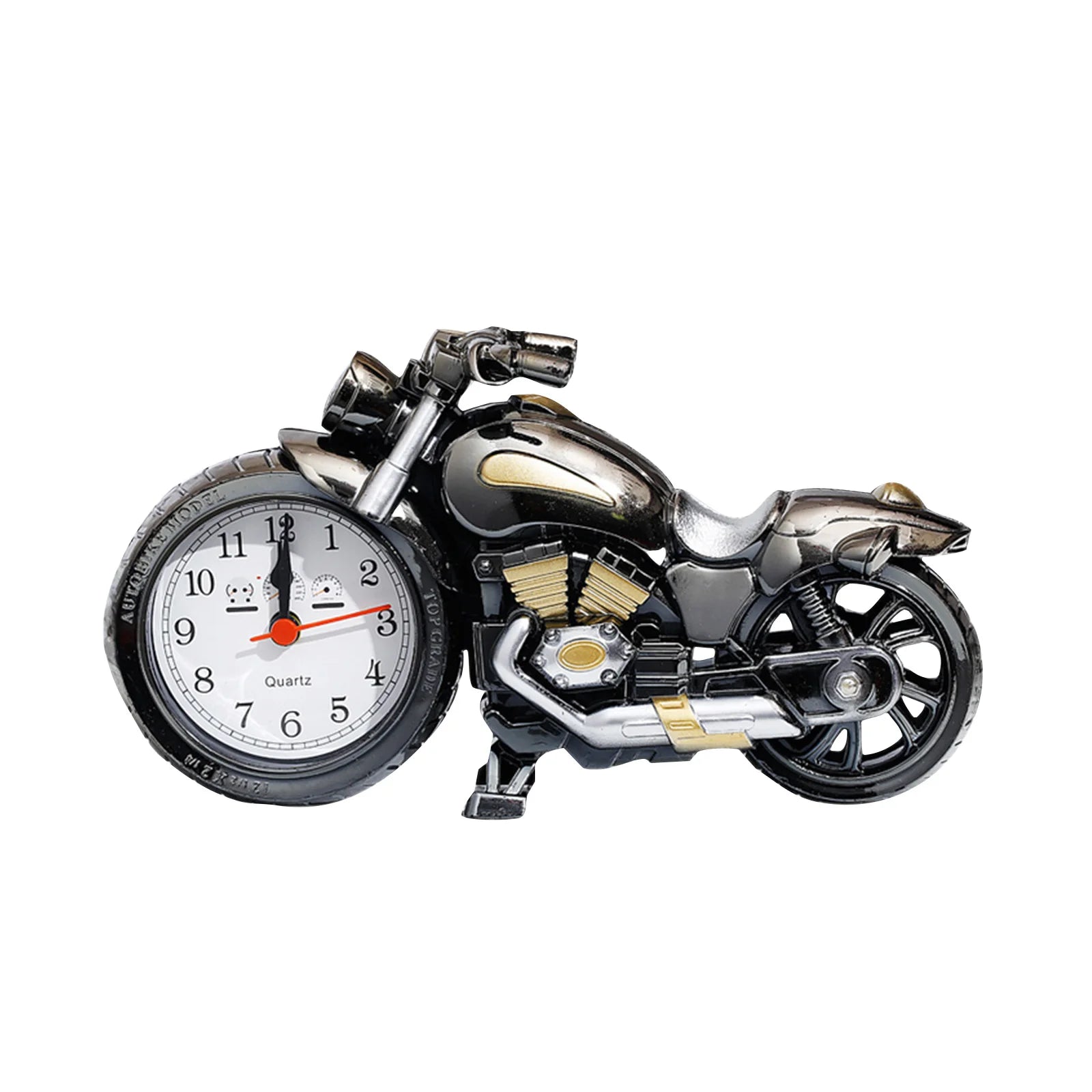 Retro Motorcycle Alarm Clock – Desktop Decor & Novelty Gift Novelty Alarm Clock Oasis Select C One Size