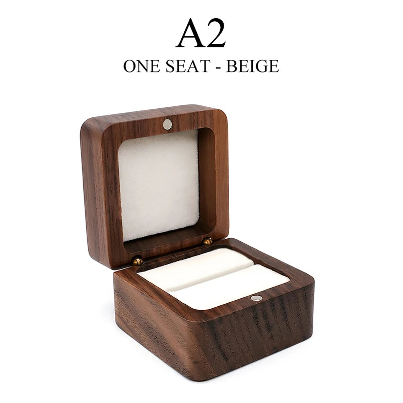 Luxury Wood Jewelry Box Wedding Ring Box Earring Rings Box Jewelry Organizer Box Jewelry Gift Packaging Box Bracelet Package Oasis Select A2