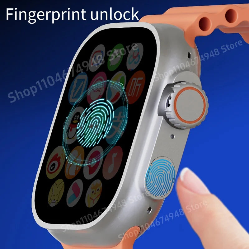 DW100 Pro Android 4G Smartwatch Fingerprint Unlock control 2.29inch Amoled Smart Watch 256GB Storage Free Download App WIFI GPS Oasis Select