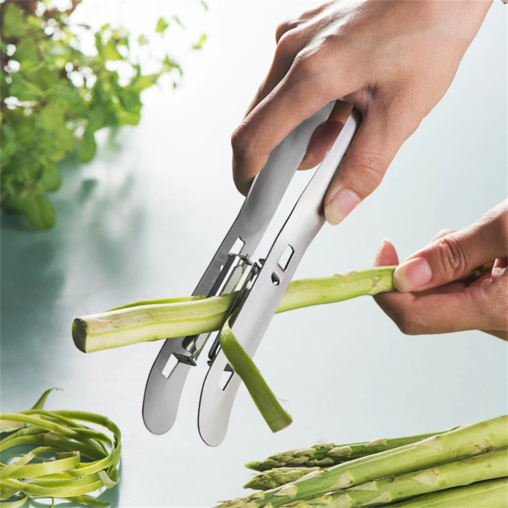 Cucumber Peeler Stainless Steel Peeler Peeling Tool Kitchen Tool Comfortable Grip Smooth Cutting Efficient Peeling Oasis Select