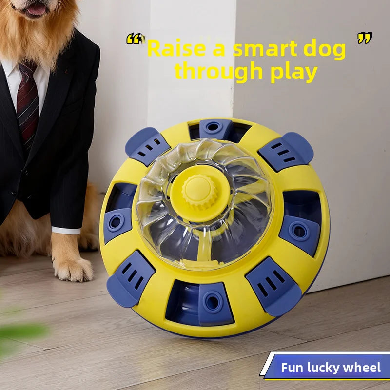 Pet puzzle toy, spinning food dispenser, self soothing tool for relieving boredom, cat and dog food dispenser toy Oasis Select