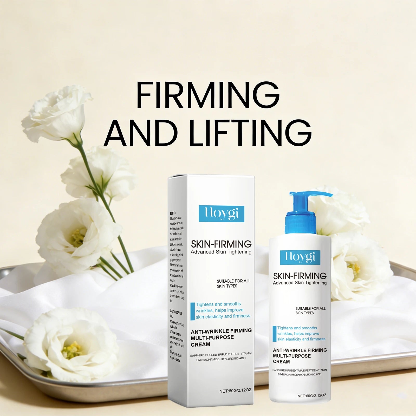Hoygi Triple Peptide Body Lotion – Firming & Moisturizing Cream Firming Body Lotion Oasis Select