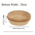 Paper for Airfrier Anti Fat Hot Air Fryer Silicone Oil Paper Air Fryer Liner Non-fat Paper Oven Accessories Nonstick Parchment Oasis Select 20CM-Round 300PCS