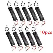 18650 Battery Storage Box 1 2 3 4 Slot Without shell ON/OFF And 2 Slots With casing ON/OFF With Connect Black Red Wires Oasis Select 10 pcs slot