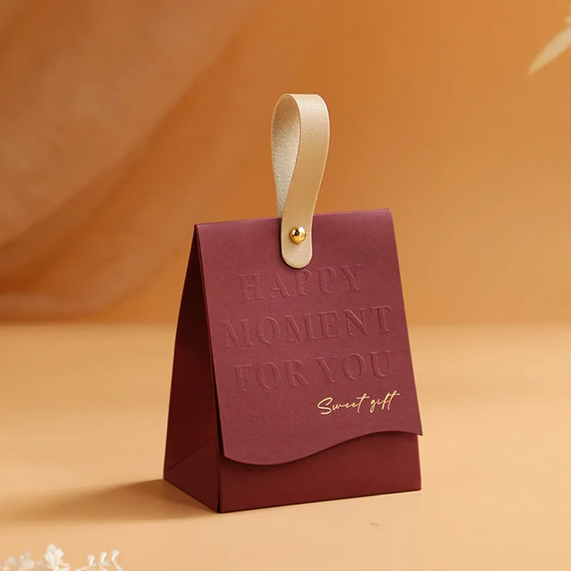 1Pcs Creative Wedding Accompaniment Wedding Candy Handheld Gift Boxes for Party Wedding Oasis Select B Other