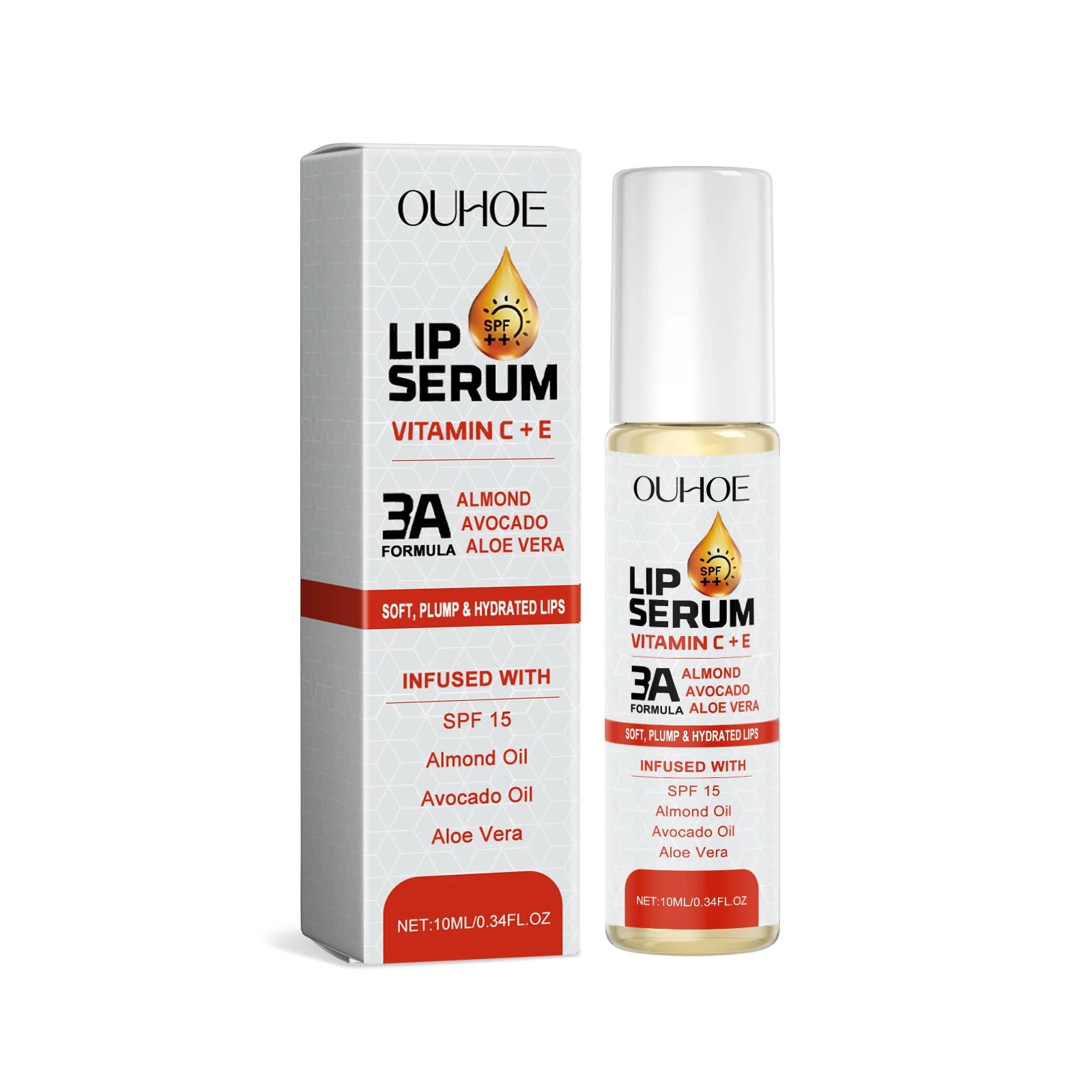 Vitamin C & E Lip Essence Oil – Hydrating Lip Balm Lip Essence Oil Oasis Select 1Pcs