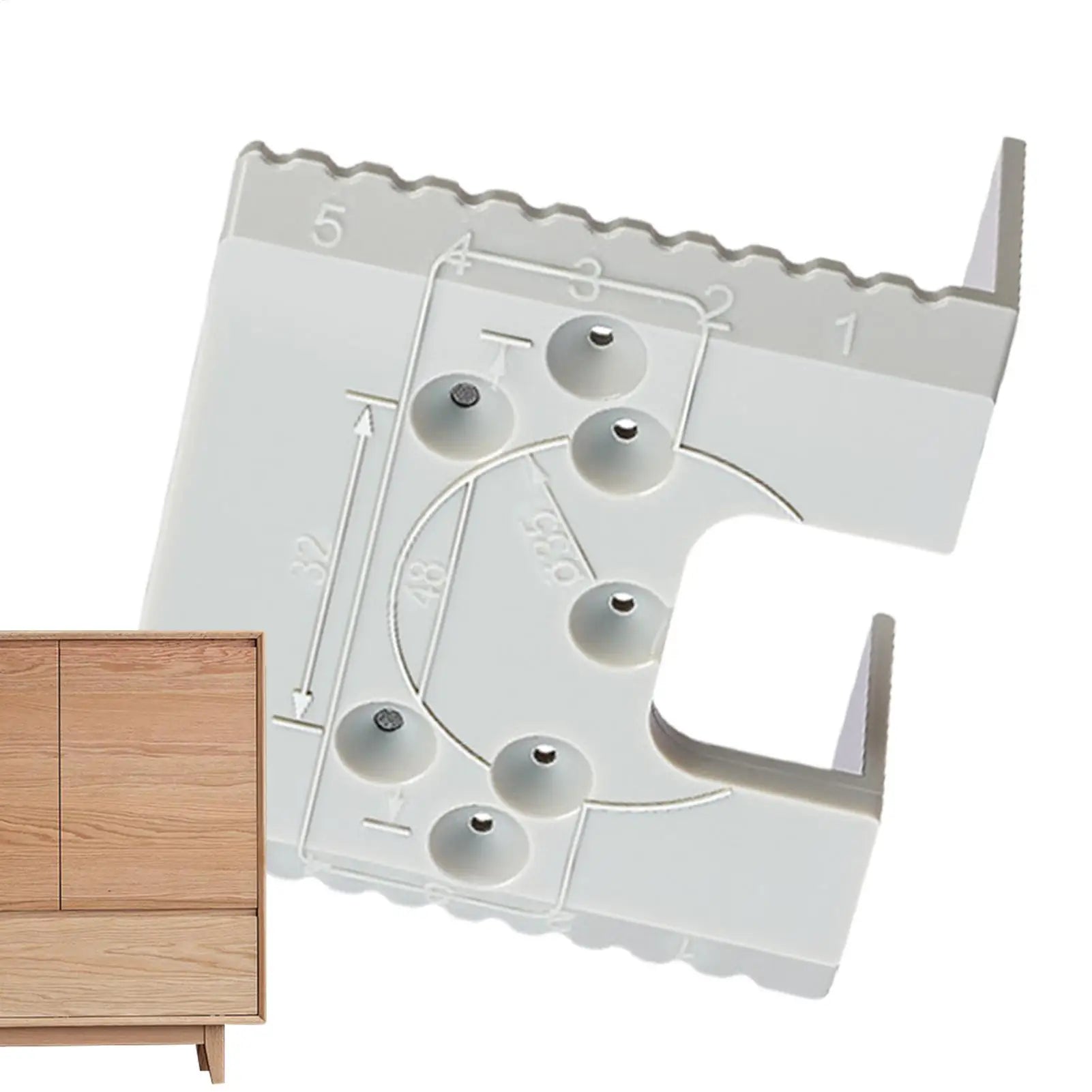 Door Hinge Template Precision Flexible Impacts-Resistant Tool Door Hardware Jig for Installation Indoor Outdoor Home Garage Oasis Select