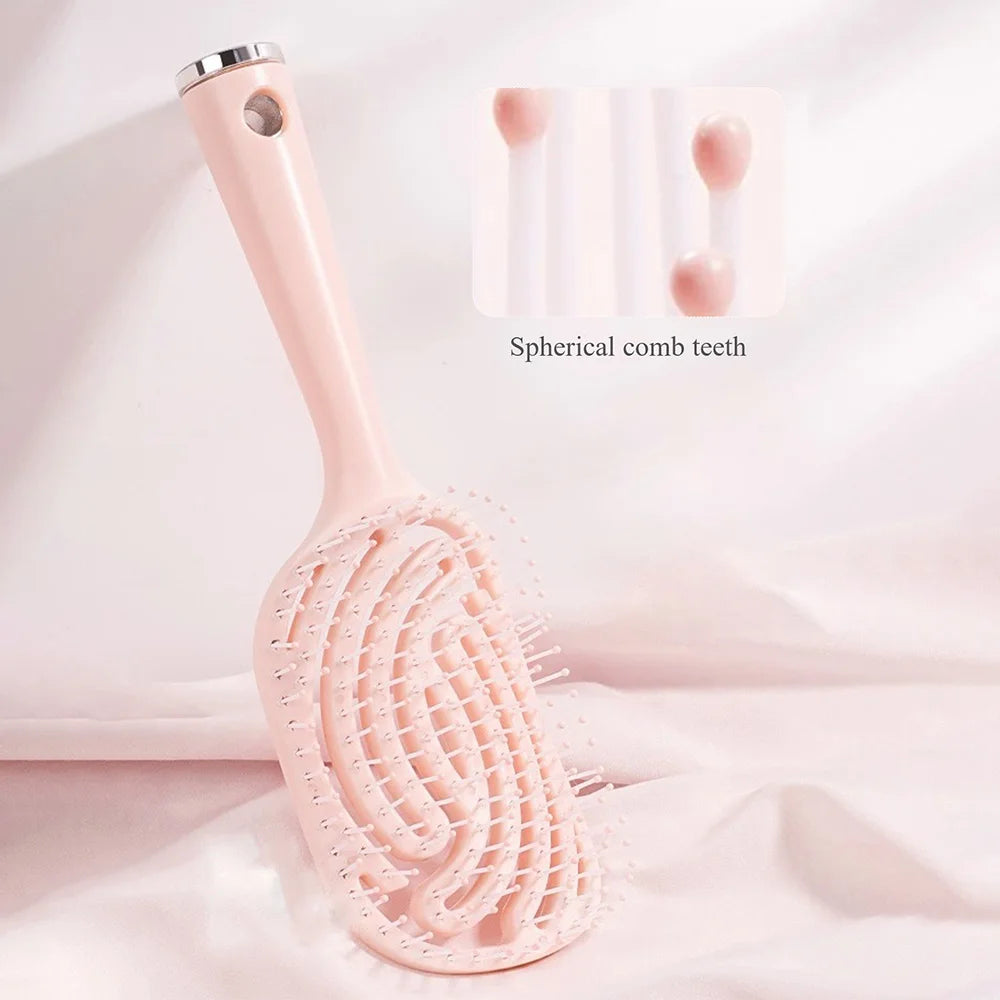 Hollow Out Anti-Static Detangling Hair Brush – Wet & Dry Detangling Hair Brush Oasis Select