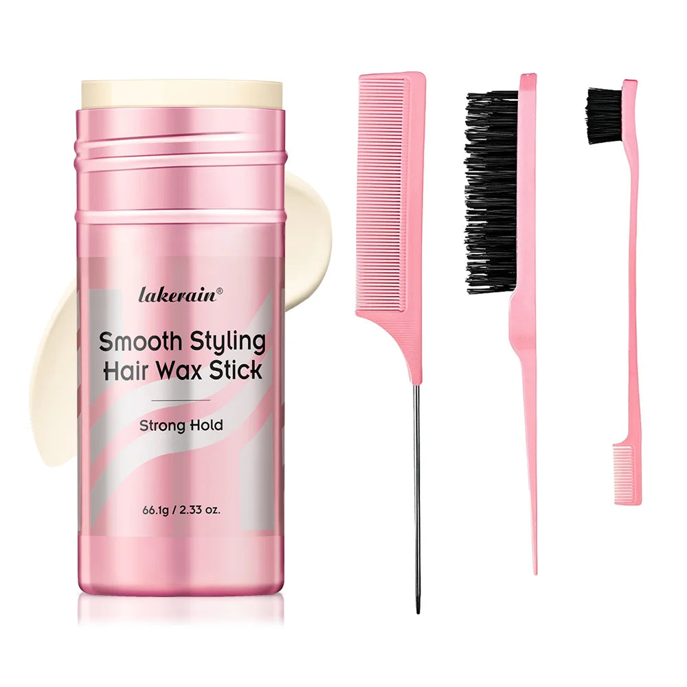 Hair Styling Wax for Women Anti Frizz Smoothing Professional Pomade Hair Mud Control Messy Hairs Wax Rod Oasis Select 1pc and tool
