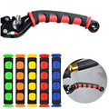 1 Pair Motorcycle Brake Handle Protection Cover Mountain Road Bike Brake Lever Protection Anti Slip Gel Sleeve Oasis Select Orange