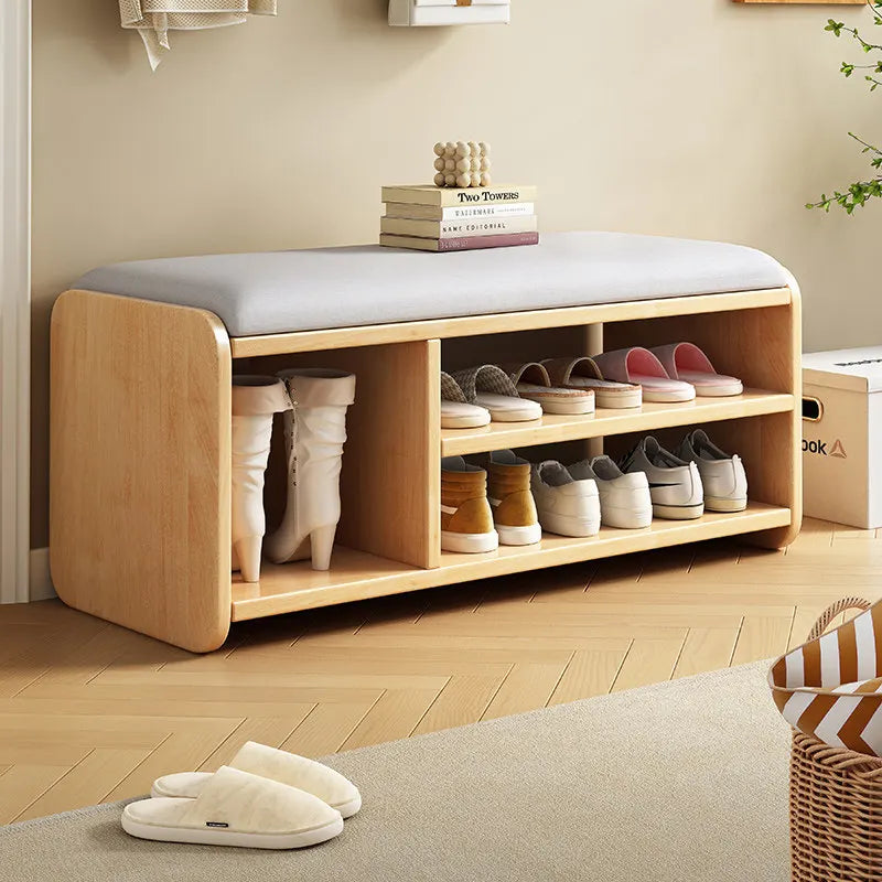 The shoe cabinet changing stool at home, the shoe rack, and the seat stool are integrated into the door. Long strip shoe stool Oasis Select