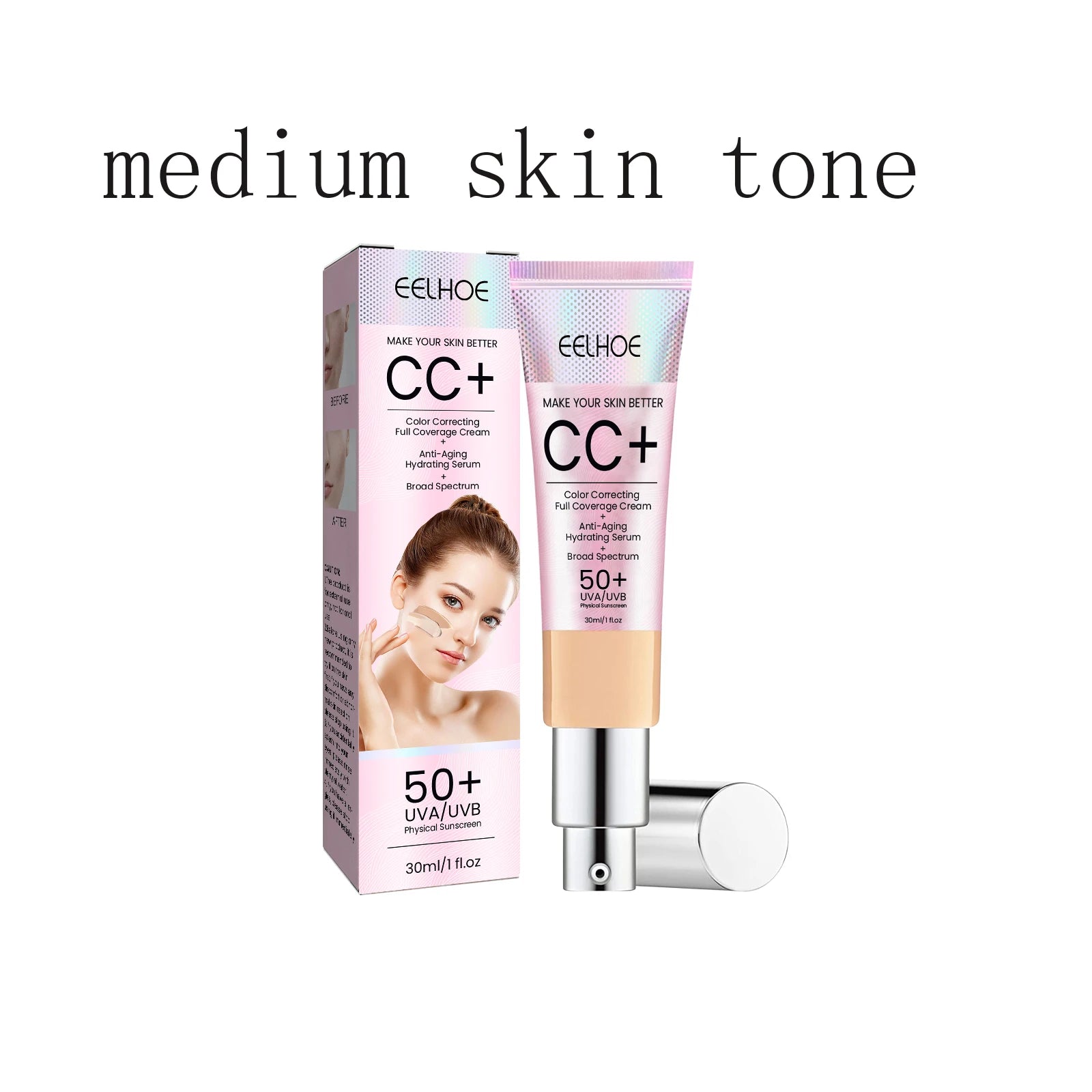 Eelhoe Facial Repair CC Cream – Waterproof Natural Coverage