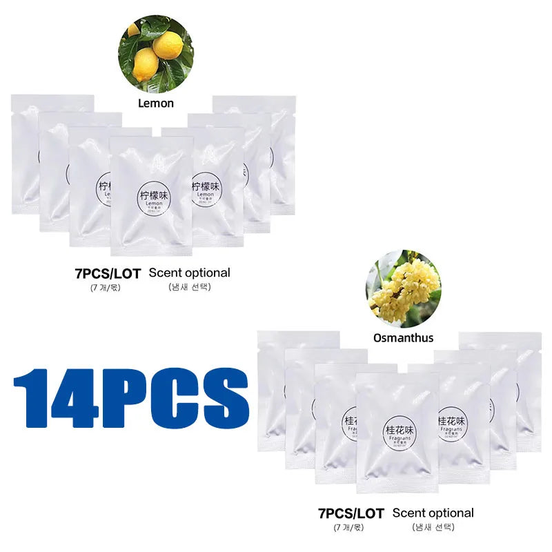 7-21pcs Solid Car Perfume Supplement Tablet Flavor Car Air Conditioner Vent Good Smell Scent Pads Car Refill For Auto Air Outlet Oasis Select 14pcs Mix 4