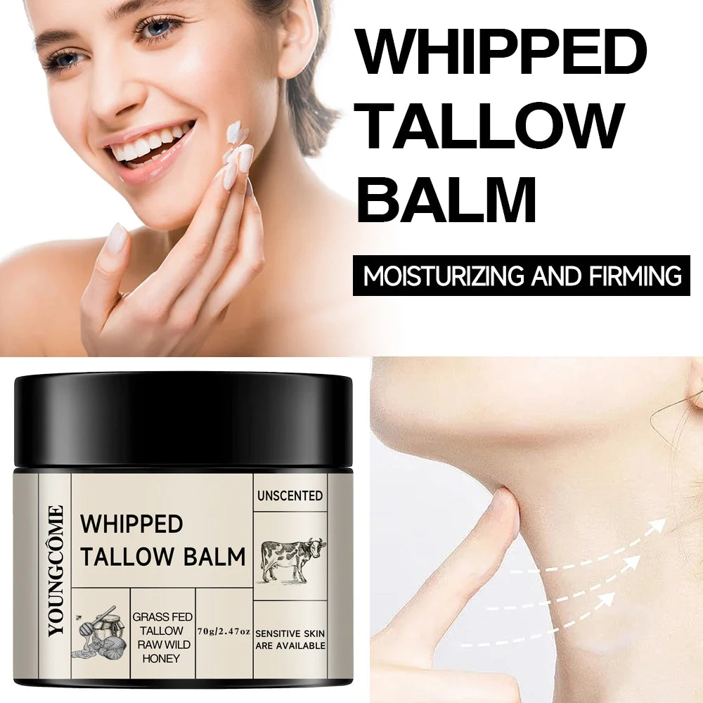 YOUNGCOME Beef Tallow Cream – Natural Moisturizing Face Balm