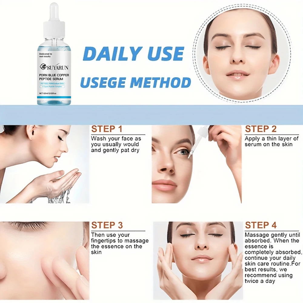 SUYARUN Blue Copper Peptide Serum – Firming Face Essence Face Serum Oasis Select