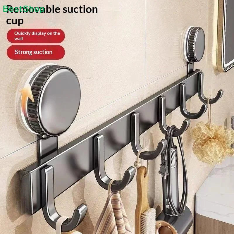 No-Drill Vacuum Suction Cup Coat Hook – Removable & Reusable