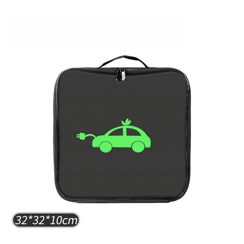 EV Charging Cable Organizer Bag Waterproof Portable Car Tools Storage & Organizer for Jumper Cables Universal Cars Trucks Oasis Select 1 PCS Square