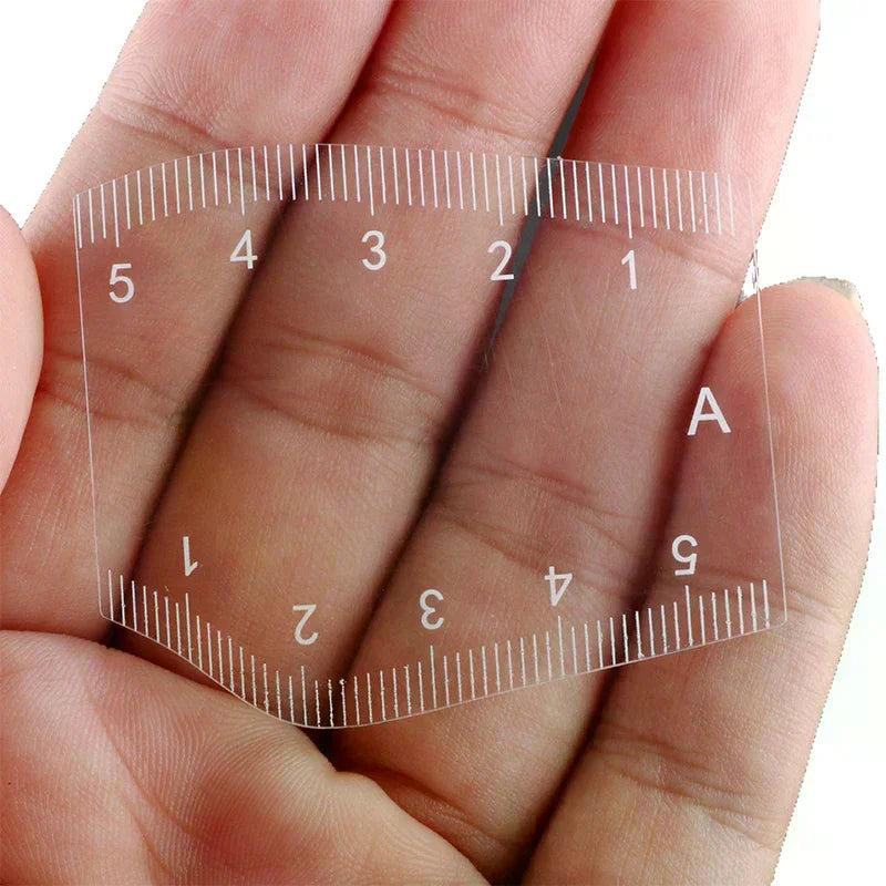 5Pcs Durable Brow Shaping Stencil Shaping Portable Instant Brow Shaper Drawing Eyebrow Design Ruler Gift Oasis Select