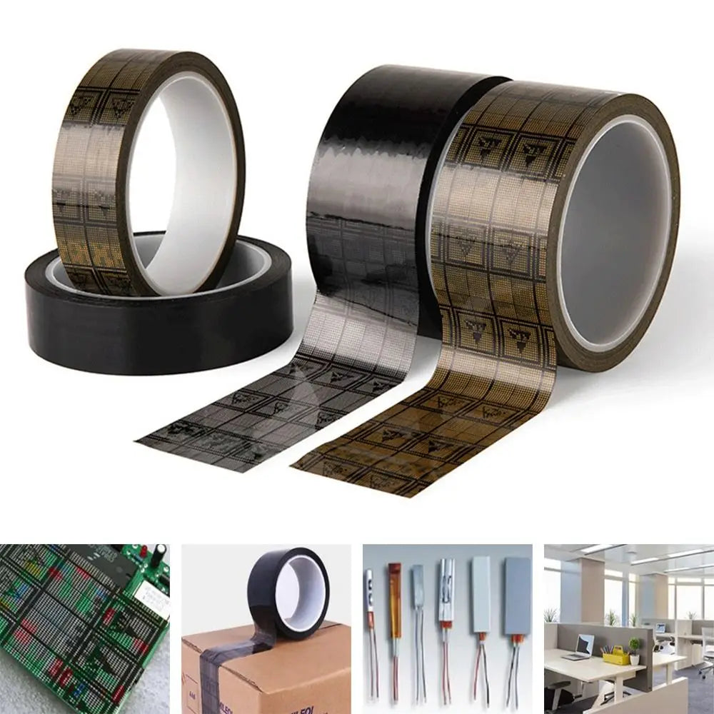 Black Film Waterproof Hardware Anti Static High Viscosity Tape Grid Anti-Static Tapes ESD Tape Oasis Select