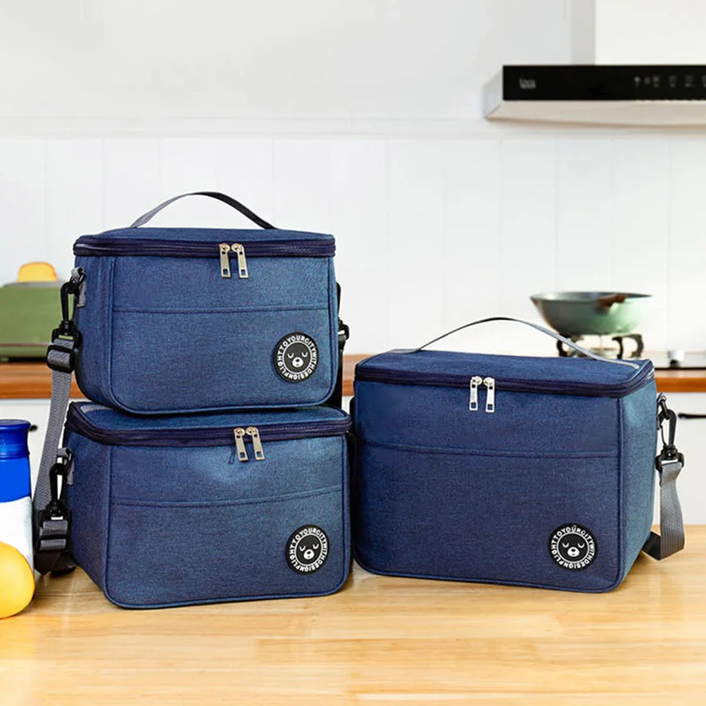 Capacity Hand-held with Shoulder Strap Insulated Bag, Lunch Box Bag, Student Thickened Waterproof Lunch Bag Oasis Select