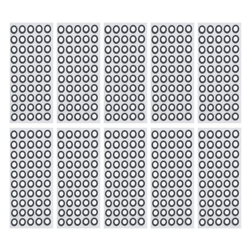 1000 Pcs/20 Sheets 3D Scanning Marker ID 6mm OD 10mm High Reflection Strong Adhesion 3D Tracking Dot Reference Point Marker Oasis Select