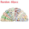 60-360pcs Cartoon Animal Pattern Waterproof Hemostasis Kids Band Aid Stickers Adhesive Bandage Strips Plasters for Children Oasis Select 60pcs