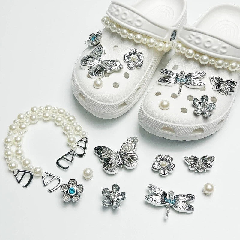 Fashion Shoe Accessory Set, decorative shoe buckles, removable, suitable for sandals and flip-flops. Oasis Select
