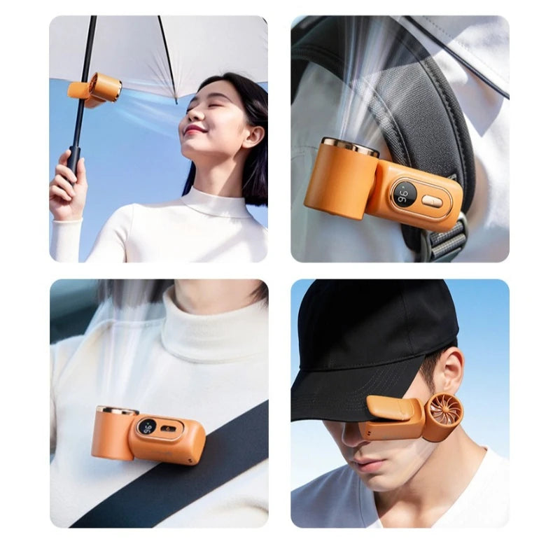 New Mini Portable High Speed Handheld Fan Stepless Speed Regulation Strong Wind Summer Outdoor Small Fan Oasis Select