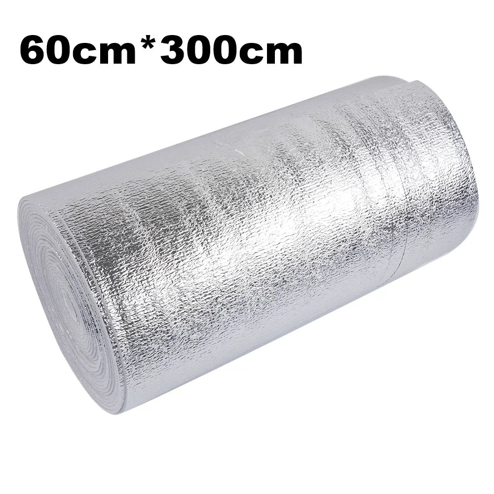 PET Aluminum Foil Radiator Reflective Thermal Insulation Film Roll Thermal Insulation Film Oasis Select 60cm-300cm