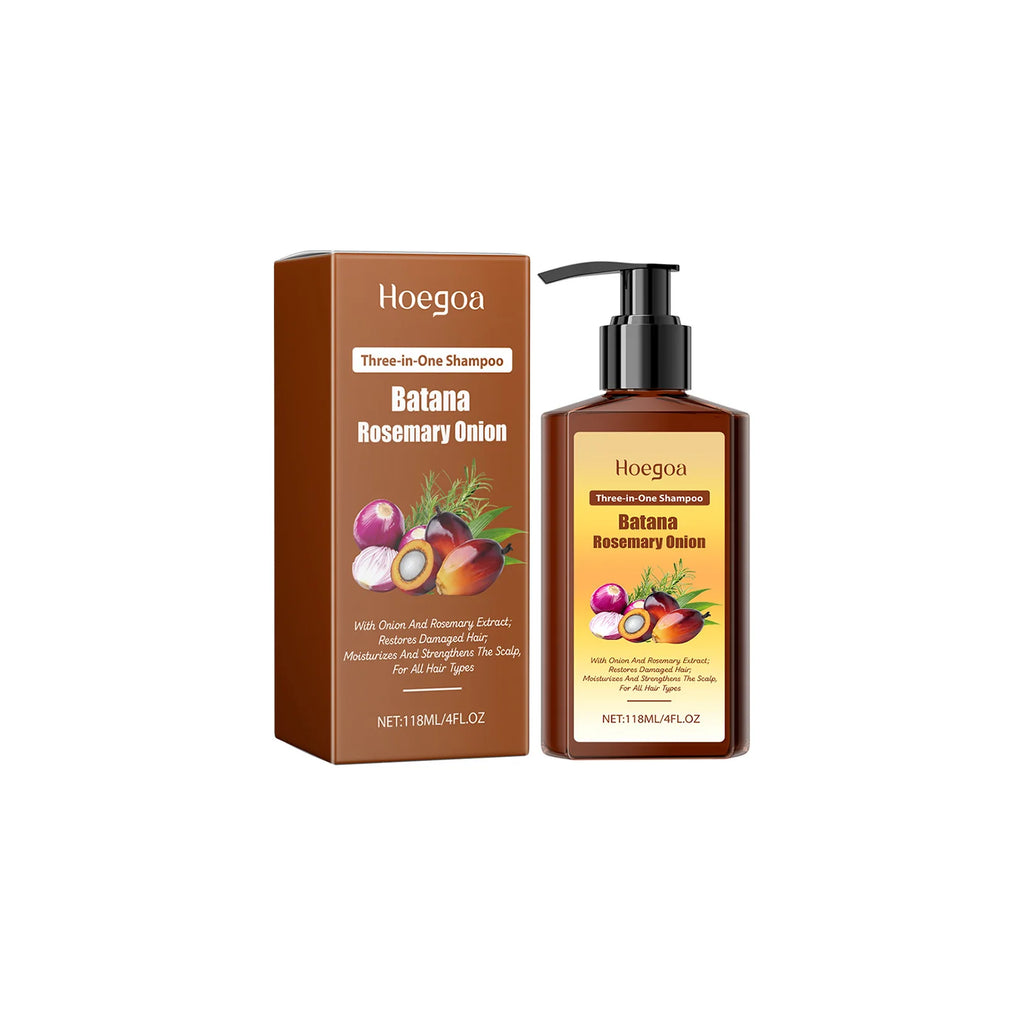 3in1 Batana Rosemary Shampoo Hair Growth Anti Loss Soothing Scalp Oasis Select 118ml Boxed