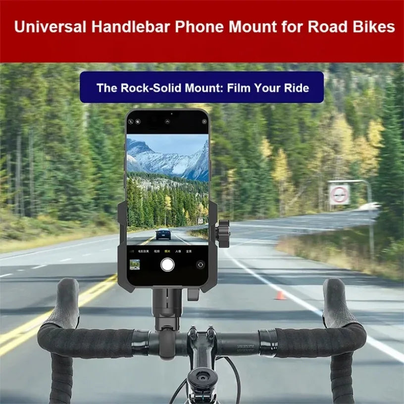 Universal Shockproof Phone Holder for Road Mountain Riding Bike for Bike Motorcycle Handlebar Bicycle Navigation Mount Bracket Oasis Select
