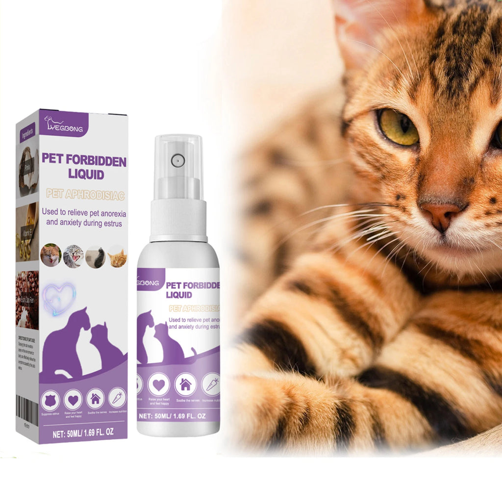 Pet Calming Spray Pheromone Mood Calming Diffuser Improve Estrus Agitation Anxiety Relief Prevent Howling Cat Dog Health Supply Oasis Select Default Title