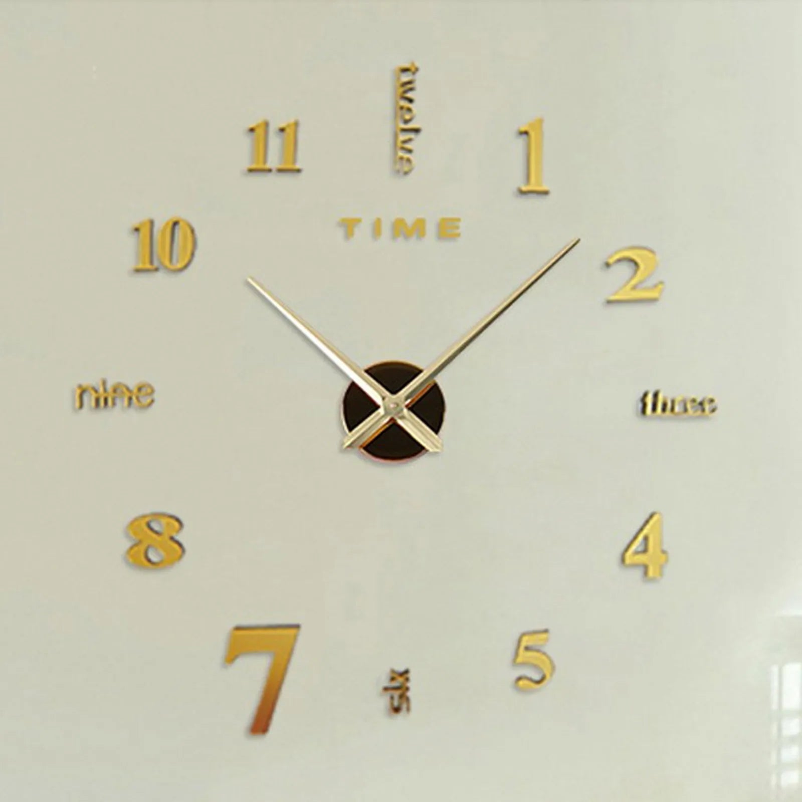 2024 New Creative Wall Clock Living Room DIY Wall Sticker Clock Mute Wall Clock Home Decorate Wall Digital Clock Needle Watch Oasis Select