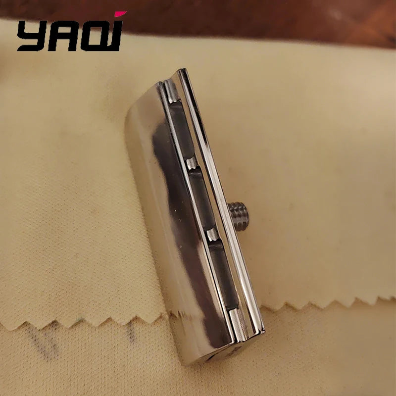2026 New Arrival YAQI Tachi Stainless Steel Single Edge Polished Safety Razor Head with A 1.0mm Gap Durability Rust Resistance Oasis Select