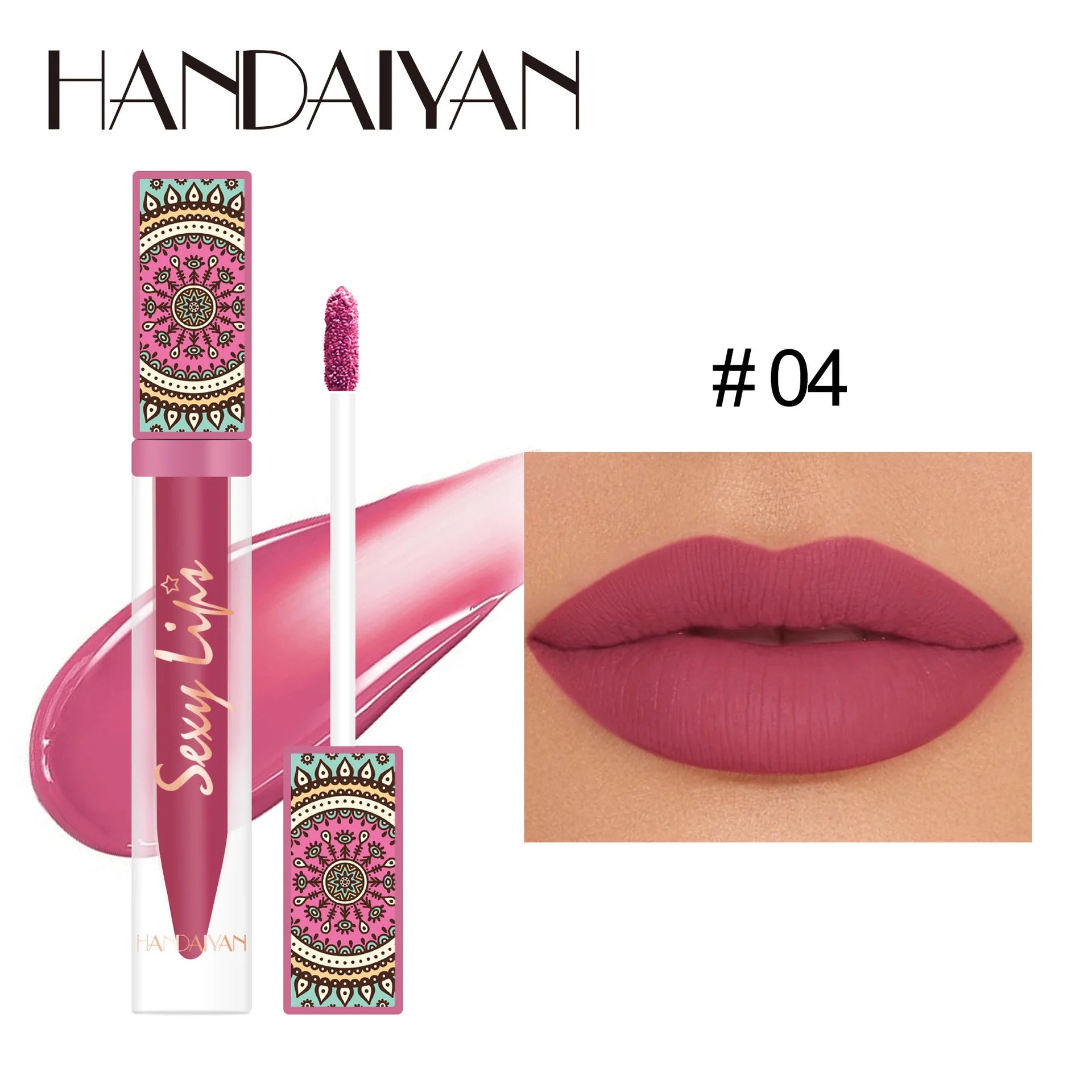 Handaiyan Bohemian Matte Liquid Lipstick – 6 Earth Tone Colors